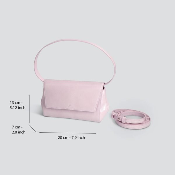 Ikon clutch - naplack light lilac - Image 6
