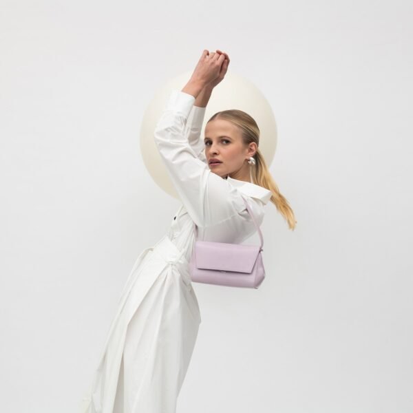 Ikon clutch - naplack light lilac - Image 4