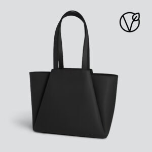 Vegan Midi Pyramid - black